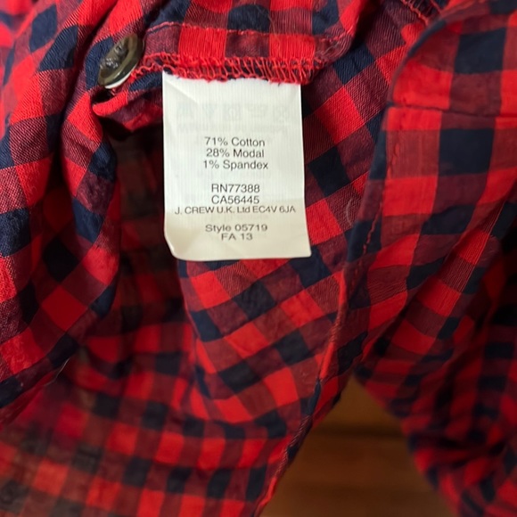 J. Crew Plaid Button Down - Picture 5 of 5